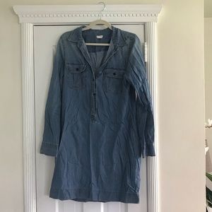 Jcrew denim shirt dress